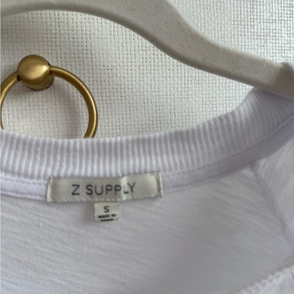 Z Supply White Crewneck Tee - Picture 2 of 3